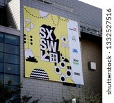 Small photo of AUSTIN, TEXAS - MARCH 7, 2019: SXSW South by Southwest Annual music, film, and interactive conference and festival. SXSW sign in Austin Convention Center