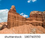 Chimney Rock  A Red Cliff Of...