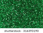 Green Glitter Background.