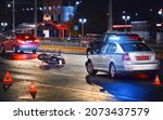 Moto bike collision at night....