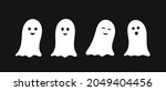 cute baby ghosts halloween... | Shutterstock .eps vector #2049404456