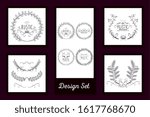 design set of frames rustic... | Shutterstock .eps vector #1617768670