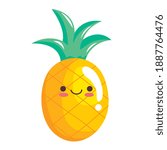 Cute Pineapple Sticker Kawaii...