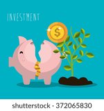 business and money investment | Shutterstock .eps vector #372065830