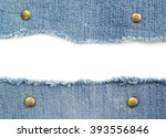 Blue Jean Isolated On White...