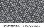 seamless linear pattern with... | Shutterstock .eps vector #1607292613