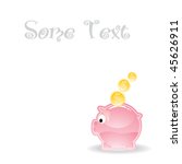 little piggy money box | Shutterstock .eps vector #45626911