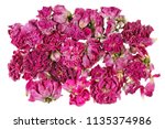 Dried  Pink Rose Flowers Are...