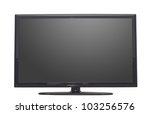 isolated flat screen tv or... | Shutterstock . vector #103256576