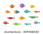 Cute Fish Vector Collection