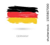 germany colorful brush strokes... | Shutterstock .eps vector #1505807000