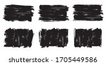 painted grunge banner set.... | Shutterstock .eps vector #1705449586
