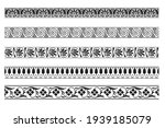 set of decorative seamless... | Shutterstock .eps vector #1939185079