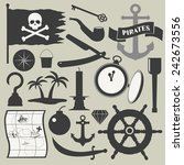 Pirates Icons Set 