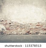 Aged Street Wall Background ...