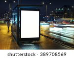 Blank Bus Stop Advertising...