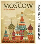 Travel To Moscow Poster  ...