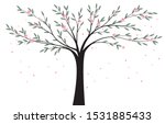 vector illustration tree with... | Shutterstock .eps vector #1531885433