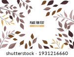 vector floral decoration... | Shutterstock .eps vector #1931216660