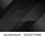 black abstract tech geometric... | Shutterstock .eps vector #1033375480