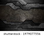 black and golden dots abstract... | Shutterstock .eps vector #1979077556
