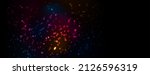 colorful shiny bokeh particles... | Shutterstock .eps vector #2126596319