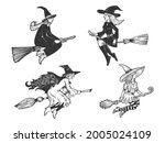 Witch Fly On A Broom Collection ...