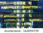 Modern Office Building At Night