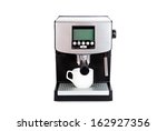 isolated coffe maker on a white ... | Shutterstock . vector #162927356