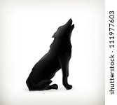 Wolf Silhouette  Vector
