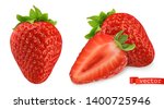 strawberry vectorized image.... | Shutterstock .eps vector #1400725946
