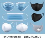 medical mask  surgical mask ... | Shutterstock .eps vector #1852402579