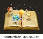 Book On Astronomy  Vector Icon