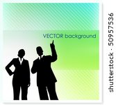 Business Couple On Vector...