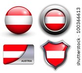 Austria Flag Icons Theme.