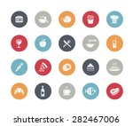 food icon set 1 of 2   ... | Shutterstock .eps vector #282467006