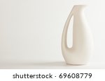 white small ceramic vase stands ... | Shutterstock . vector #69608779