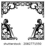 antique style calligraphic... | Shutterstock .eps vector #2082771550
