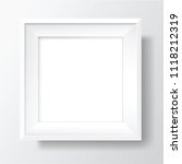 square blank picture frame... | Shutterstock .eps vector #1118212319