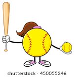 softball girl faceless cartoon...