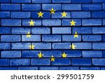 European Union Flag Painted On...
