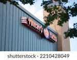Small photo of AUSTIN, TEXASUSA – JUNE 7 2019: Torchy's Tacos, Mueller District.