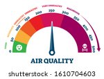 air quality vector illustration.... | Shutterstock .eps vector #1610704603