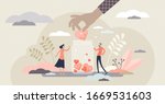 support concept  flat tiny... | Shutterstock .eps vector #1669531603