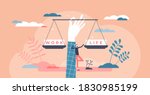 work life balance as career or... | Shutterstock .eps vector #1830985199