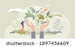 herbal medicine as alternative... | Shutterstock .eps vector #1897456609
