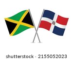 jamaica and the dominican... | Shutterstock .eps vector #2155052023