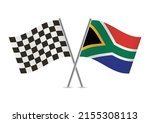 checkered  racing  and south... | Shutterstock .eps vector #2155308113