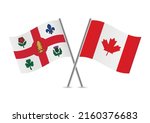 montreal city and canada... | Shutterstock .eps vector #2160376683