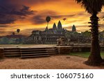 Angkor Wat At Sunset